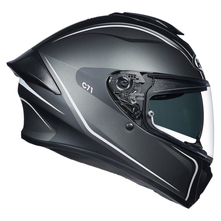 HJC C71 (C7X) Quez Helmet white side