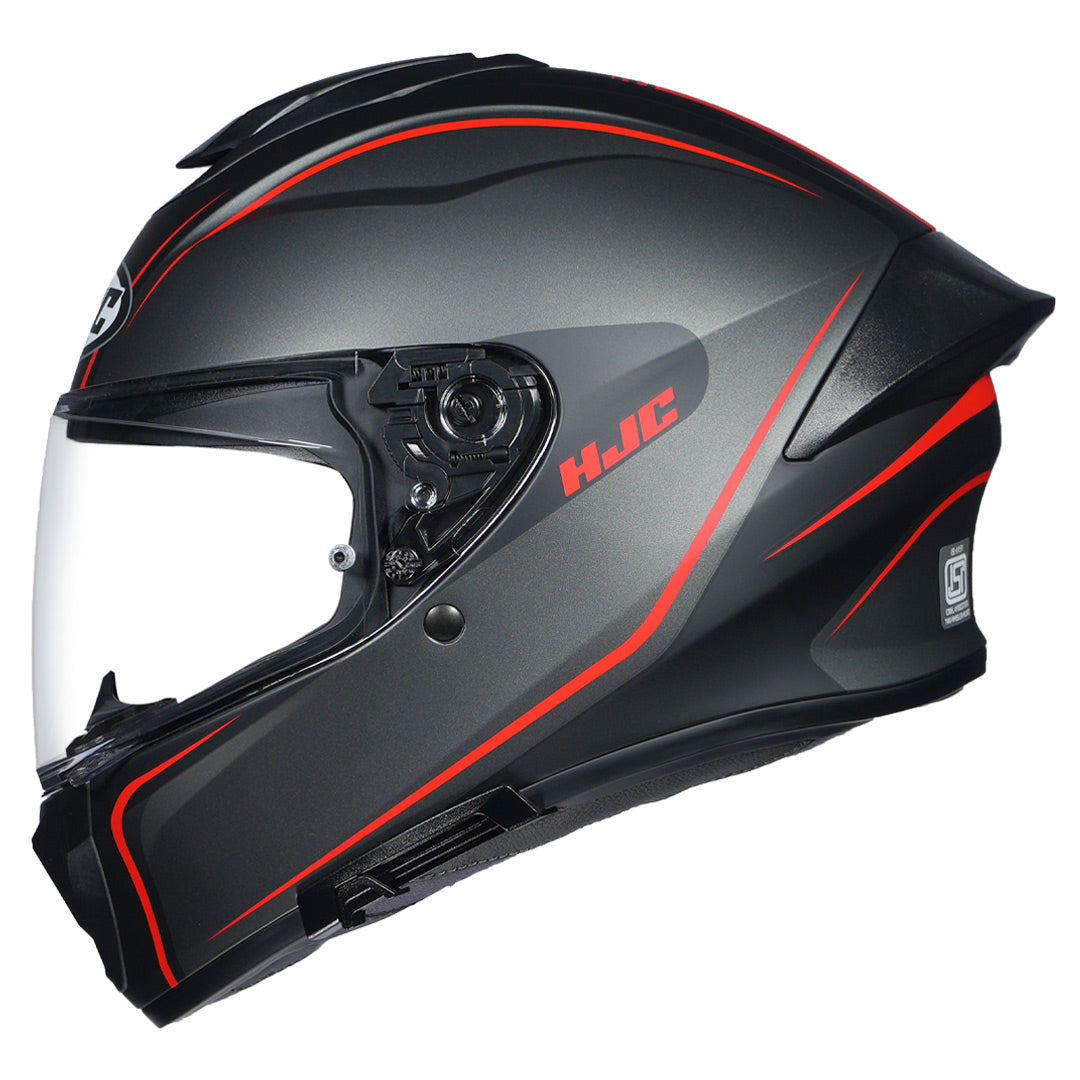 HJC C71 (C7X) Quez Helmet red side