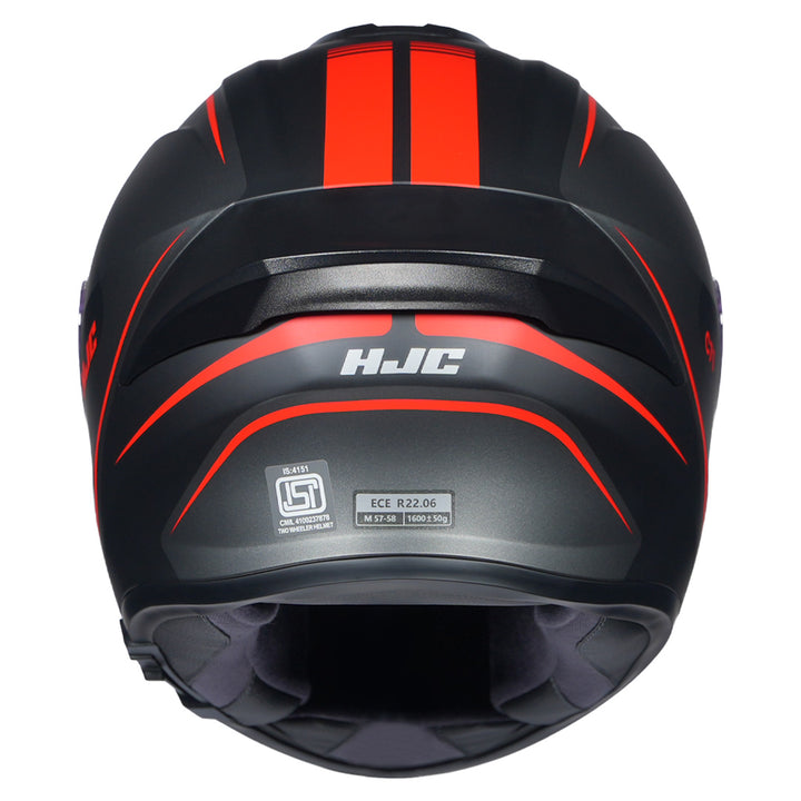 HJC C71 (C7X) Quez Helmet red back