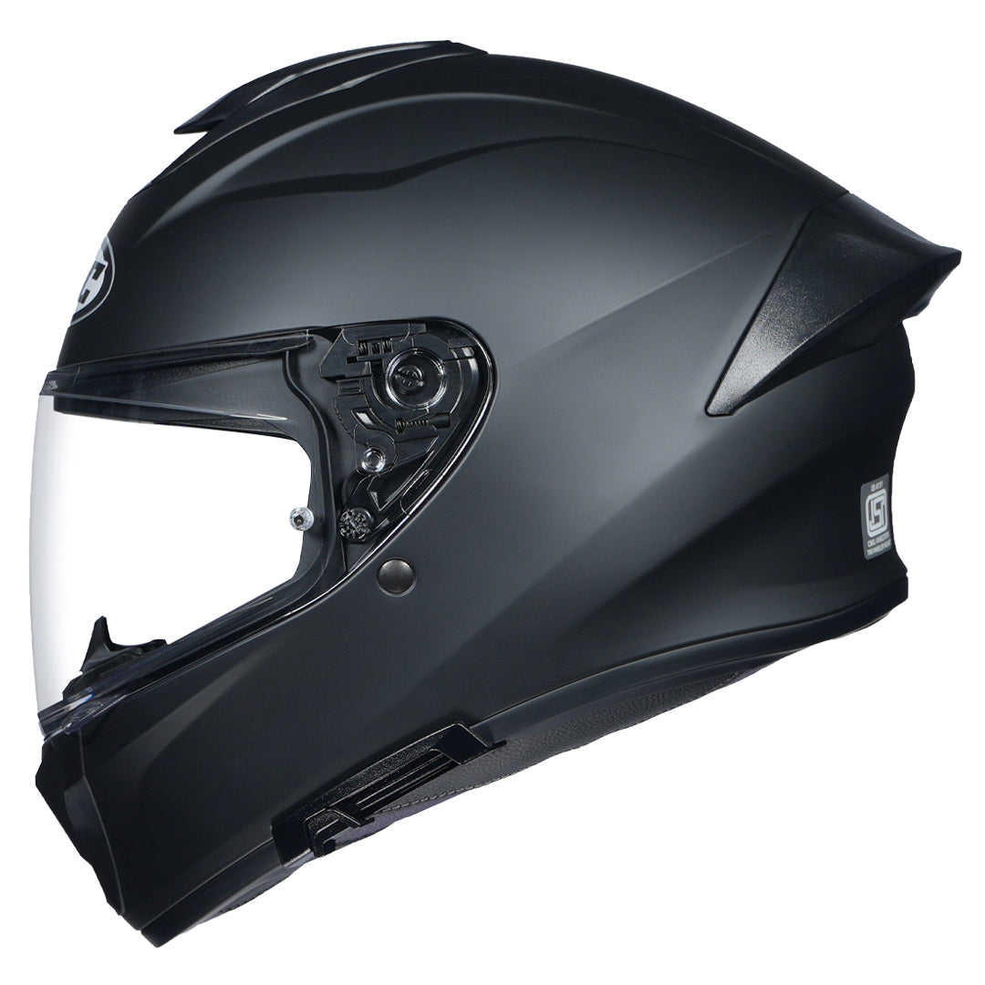 HJC C71 (C7X) Semi-Flat Black Helmet side