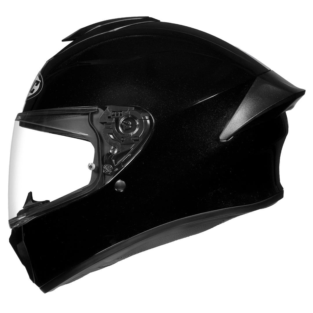 HJC C71 (C7X) Solid Metal Black Helmet side