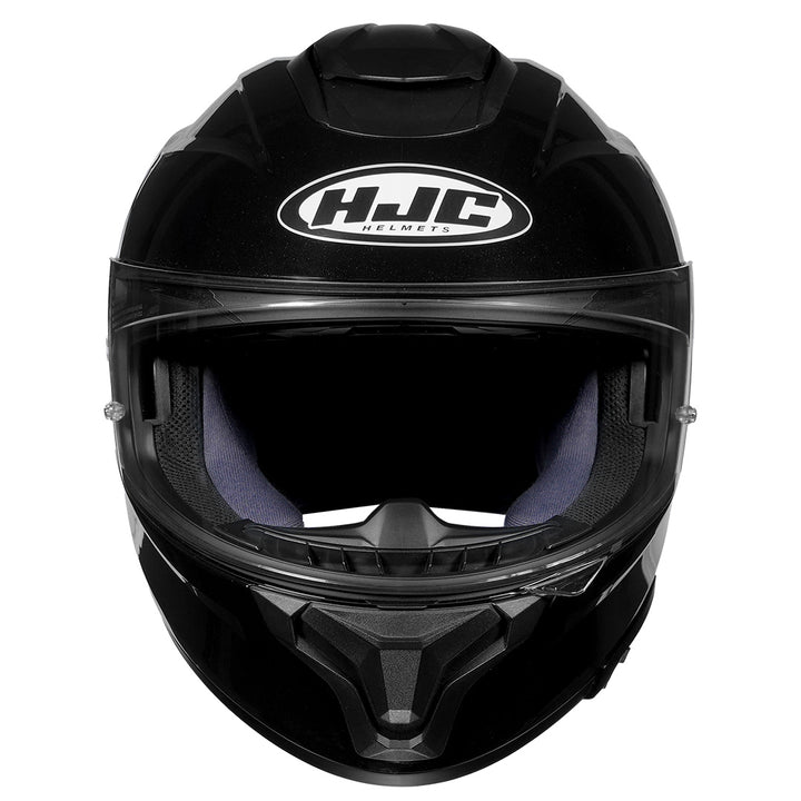 HJC C71 (C7X) Solid Metal Black Helmet front