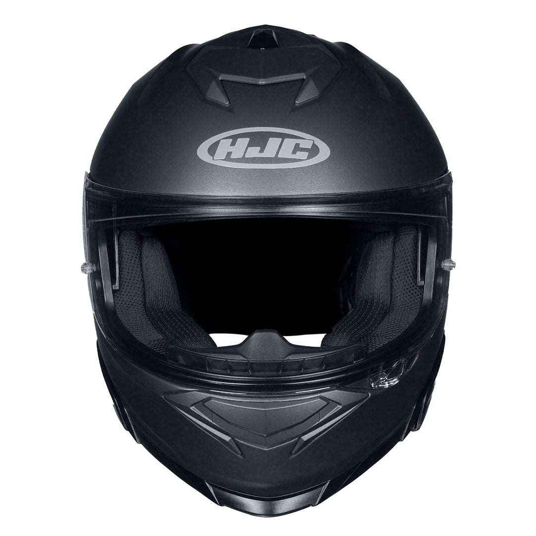 HJC I71 Semi-Flat Black Helmet front