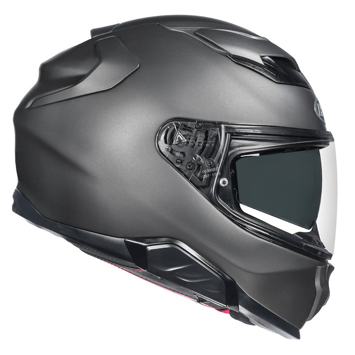HJC F71 (F7X) Semi-Flat Titanium Helmet side