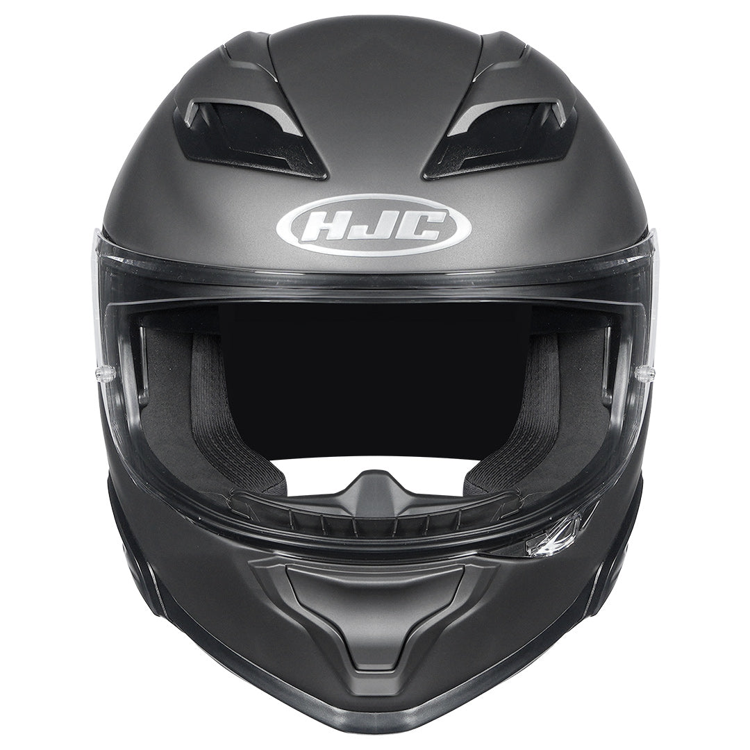 HJC F71 (F7X) Semi-Flat Titanium Helmet front