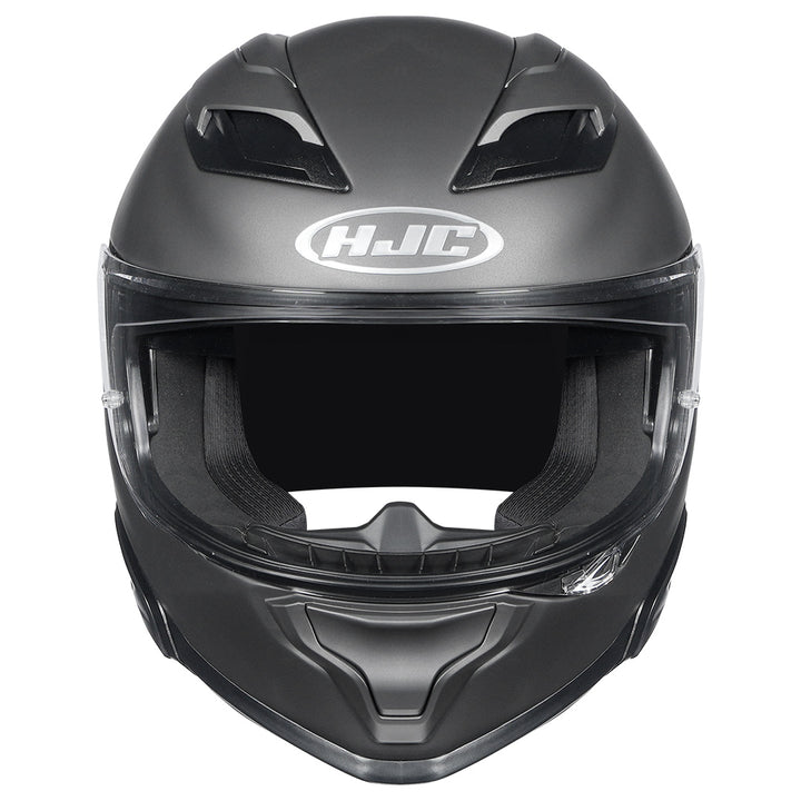 HJC F71 (F7X) Semi-Flat Titanium Helmet front
