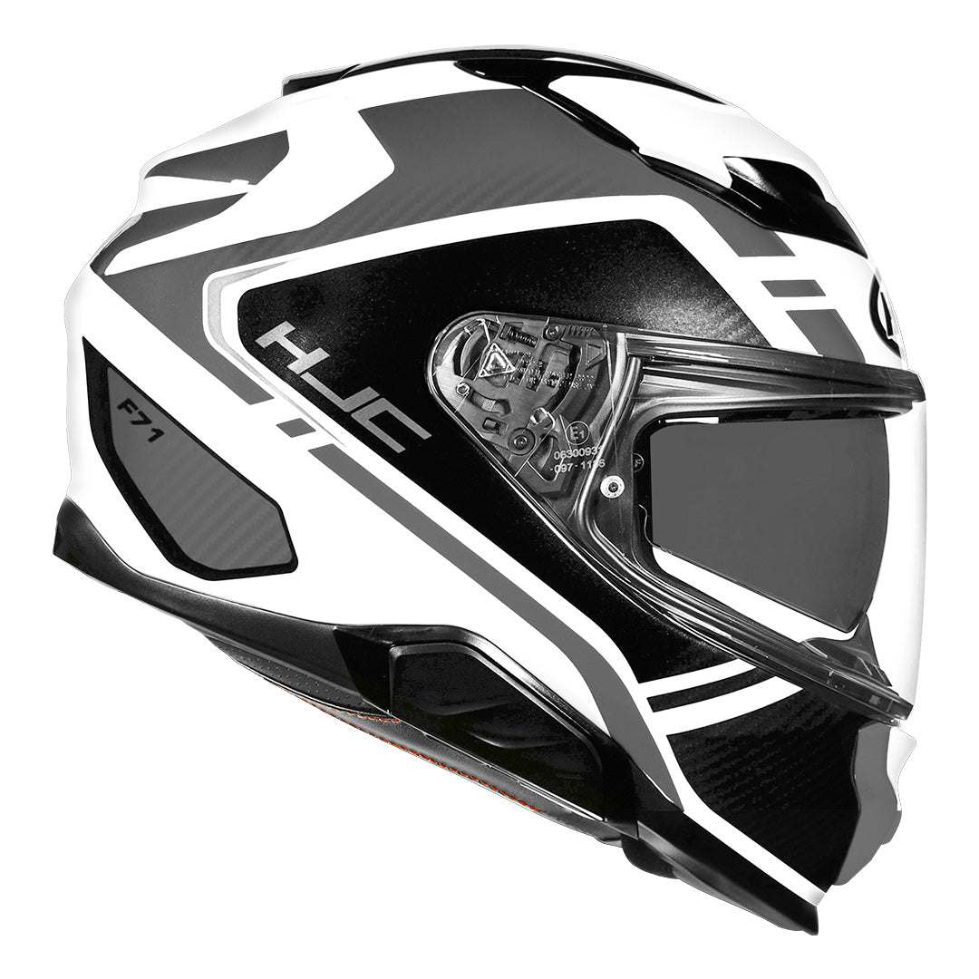 HJC F71 (F7X) Tozz Helmet grey side