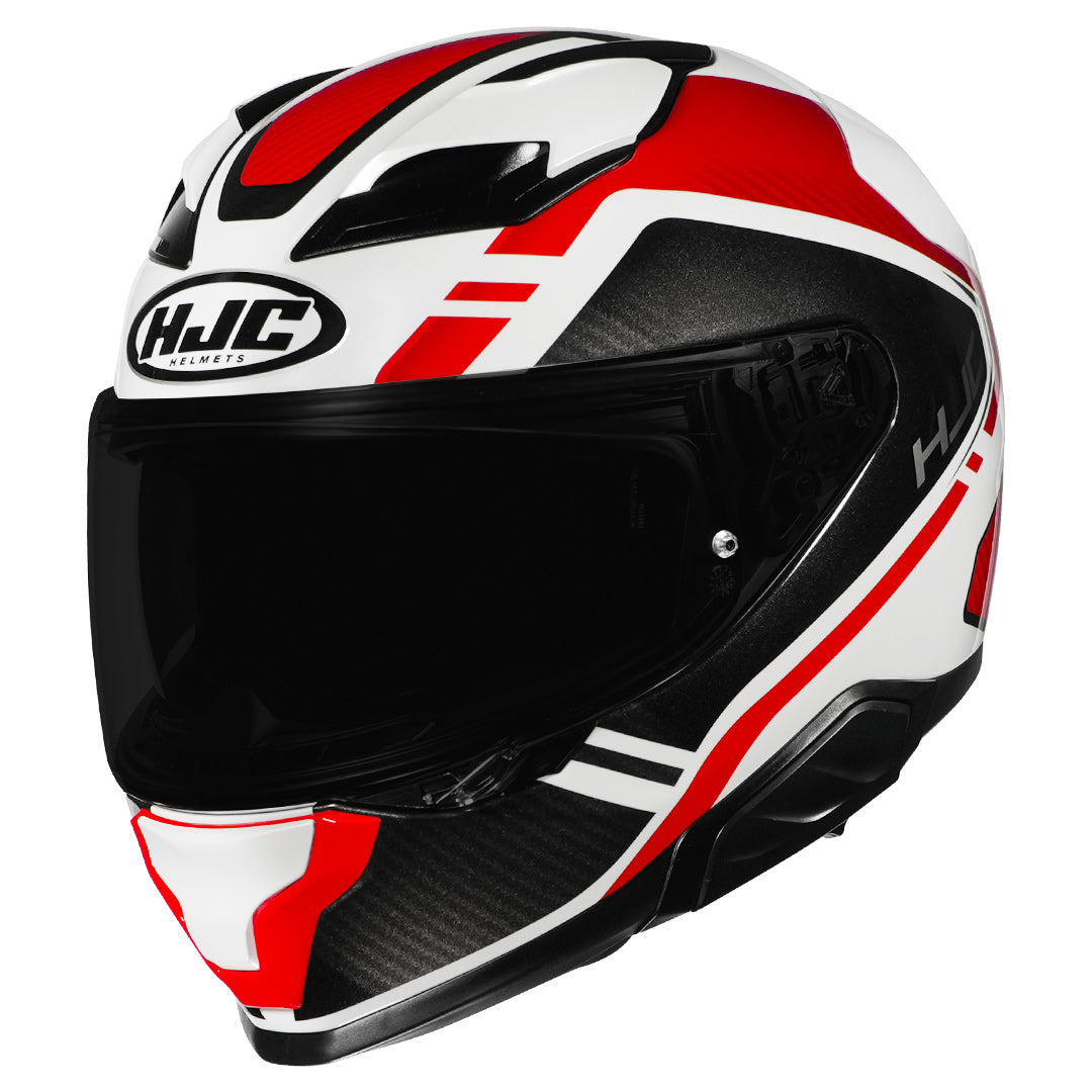 HJC F71 (F7X) Tozz Helmet red with smoke visor
