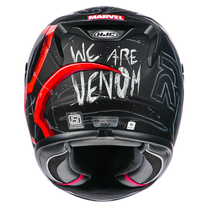 HJC RPHA 12 Venom 3 Helmet back
