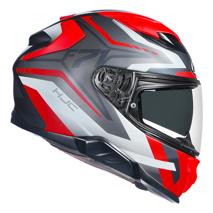 HJC F71 (F7X) Fes Helmet grey red side