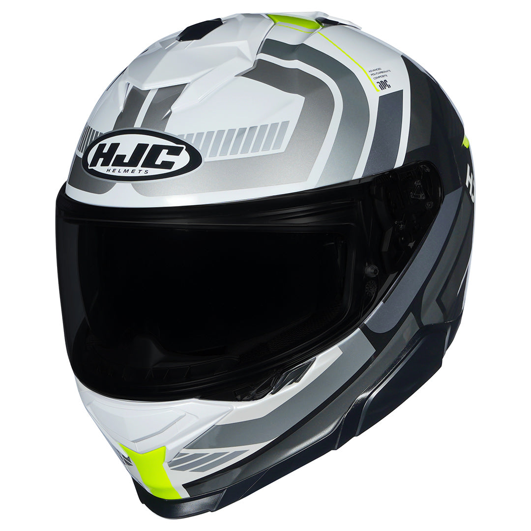 HJC I71 Viz Helmet fluorescent green