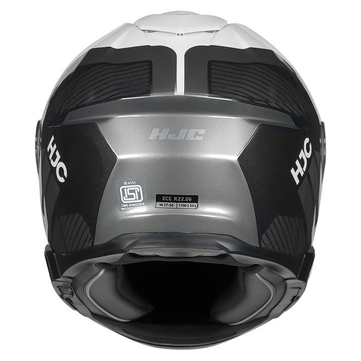 HJC I71 Viz Helmet grey back