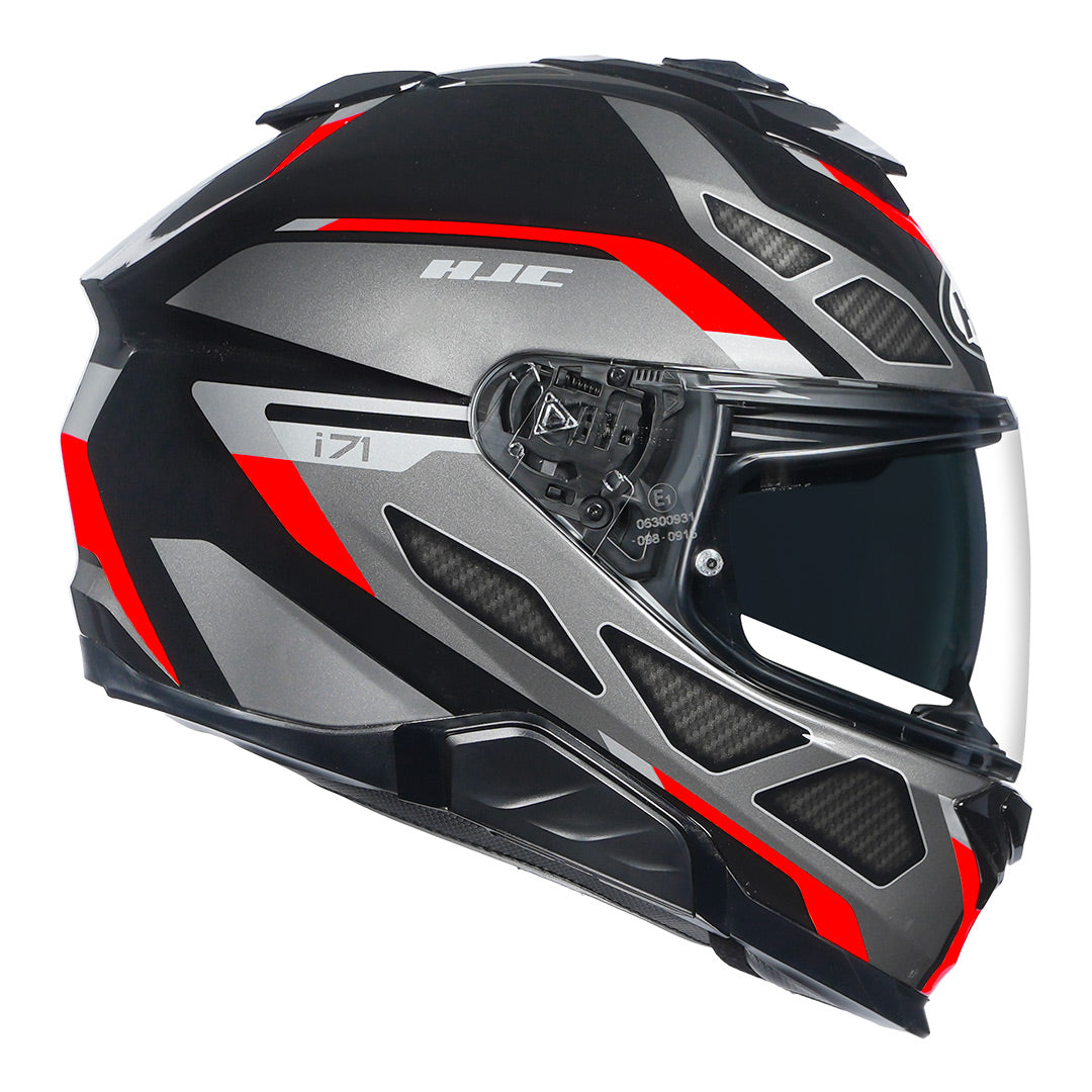 HJC I71 Zest Helmet red side