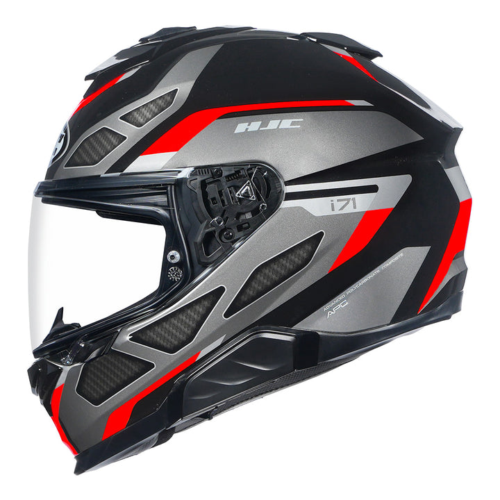 HJC I71 Zest Helmet red side