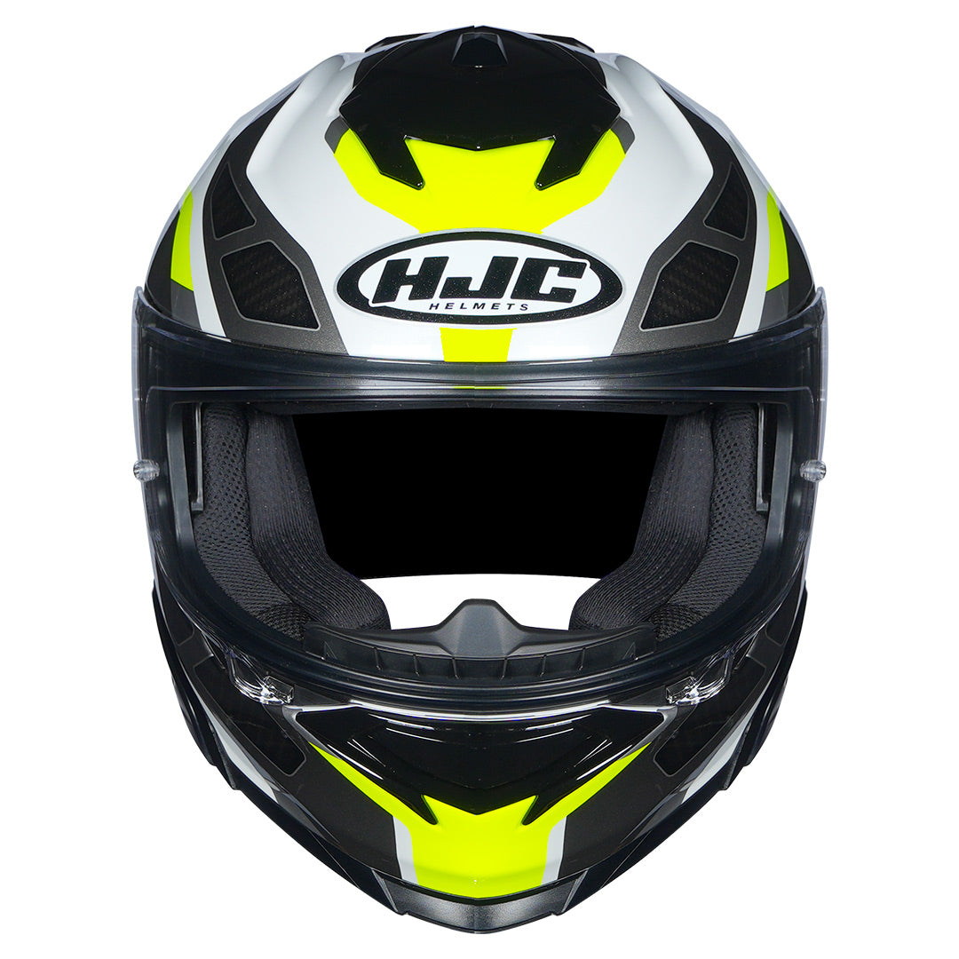 HJC I71 Zest Helmet fluorescent yellow front