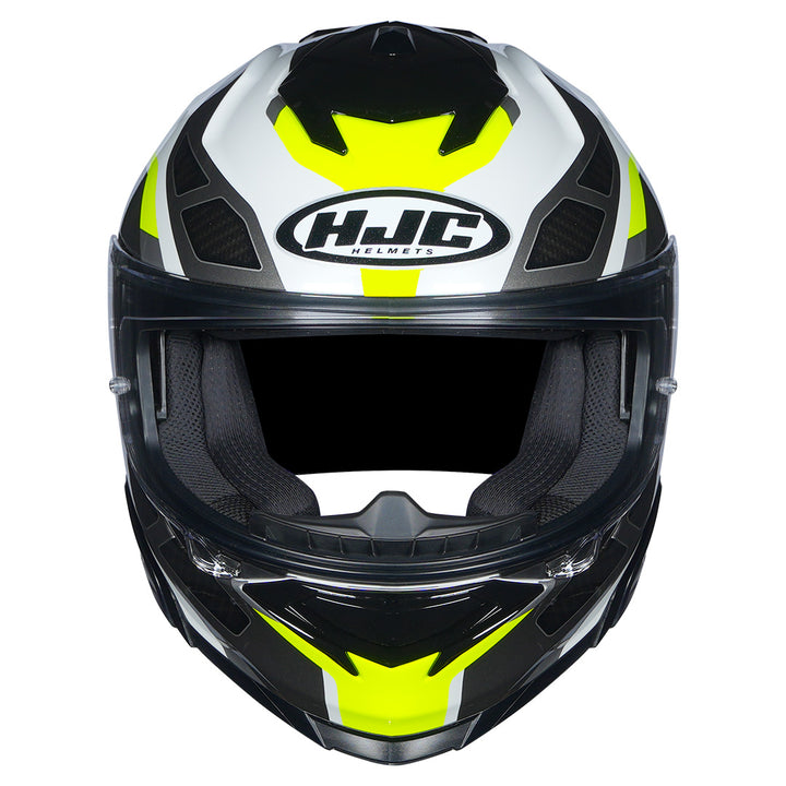 HJC I71 Zest Helmet fluorescent yellow front