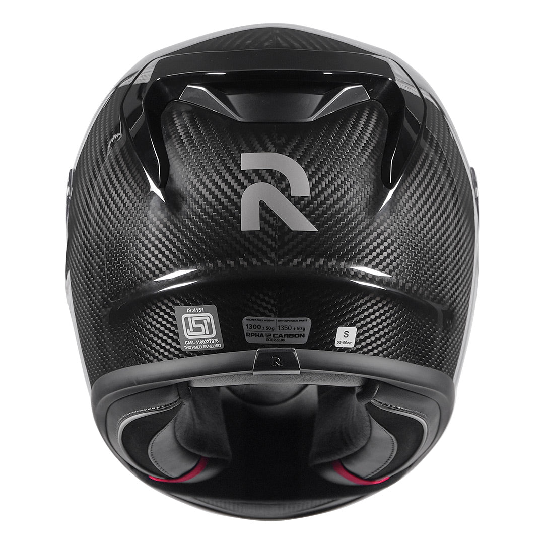 HJC RPHA 12 Carbon Solid Helmet back