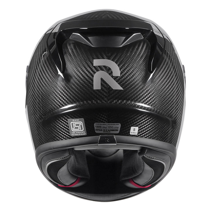 HJC RPHA 12 Carbon Solid Helmet back