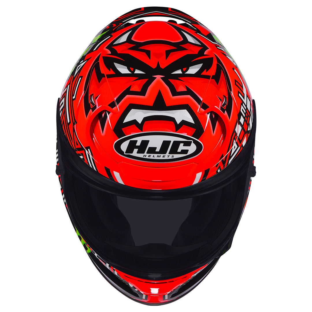 HJC RPHA 12 Quartararo Replica Helmet top