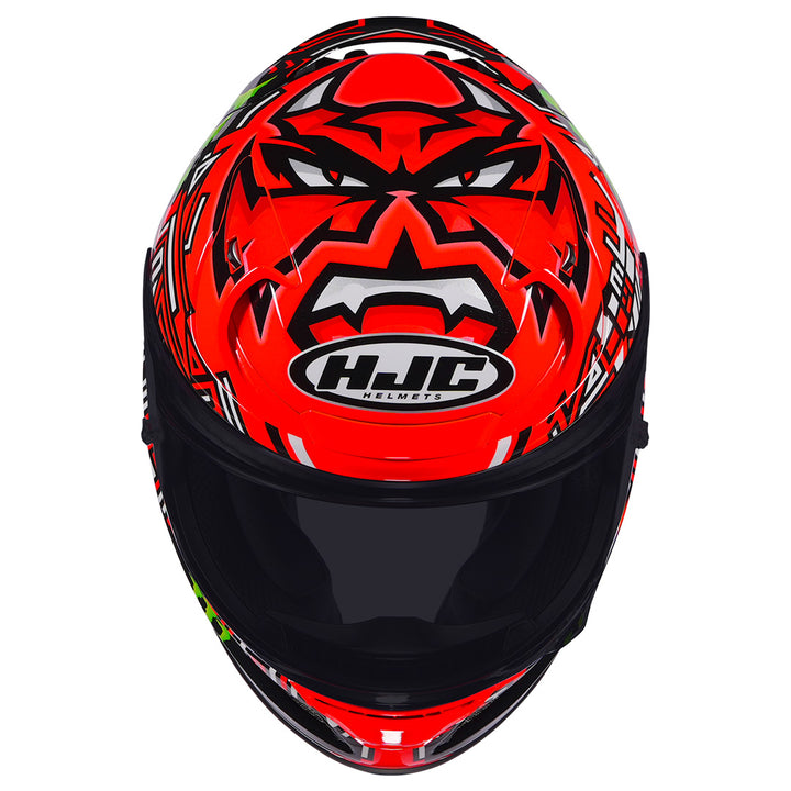 HJC RPHA 12 Quartararo Replica Helmet top