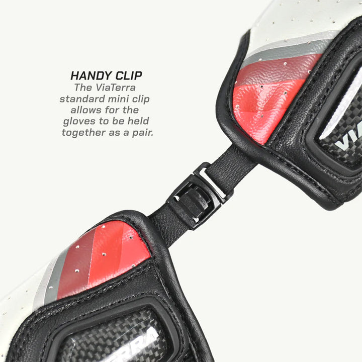 Viaterra Holeshot Pro Semi Gauntlet Riding Gloves