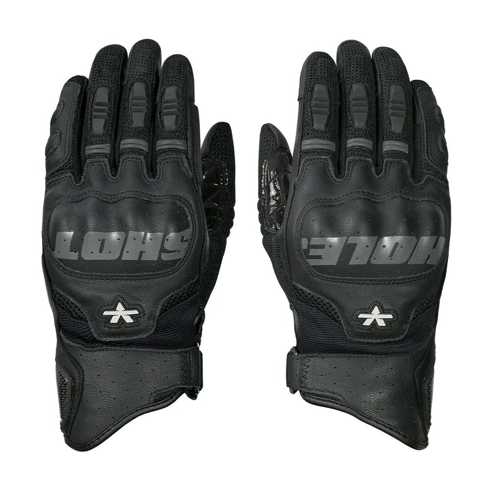 Viaterra Holeshot Pro Semi Gauntlet Riding Gloves black