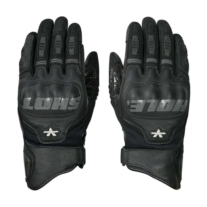 Viaterra Holeshot Pro Semi Gauntlet Riding Gloves black