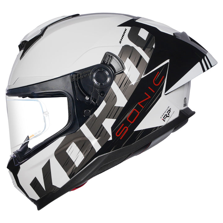 Korda Sonic Zhark Helmet white side