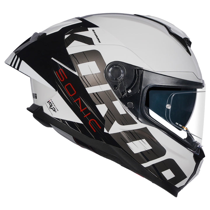 Korda Sonic Zhark Helmet white side