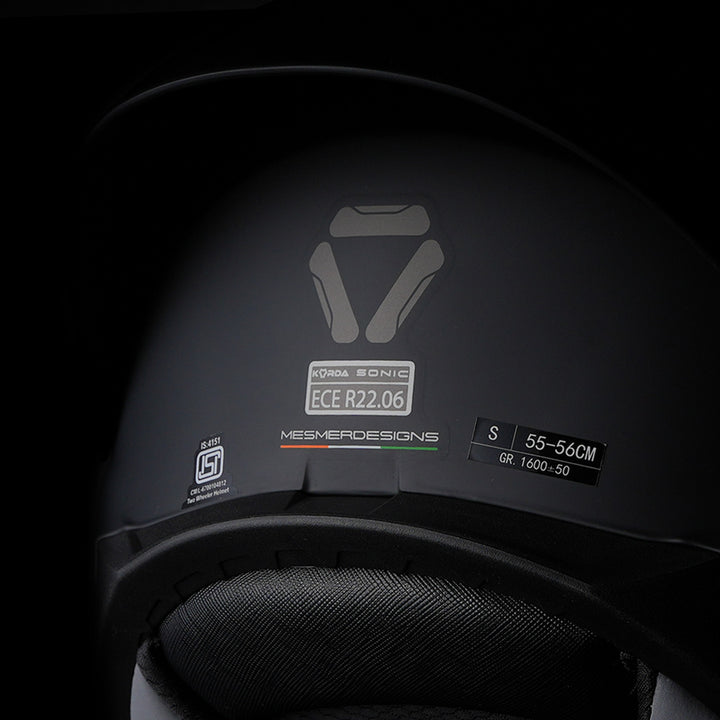 Korda Sonic GP Moze Helmet (Red & Blue)