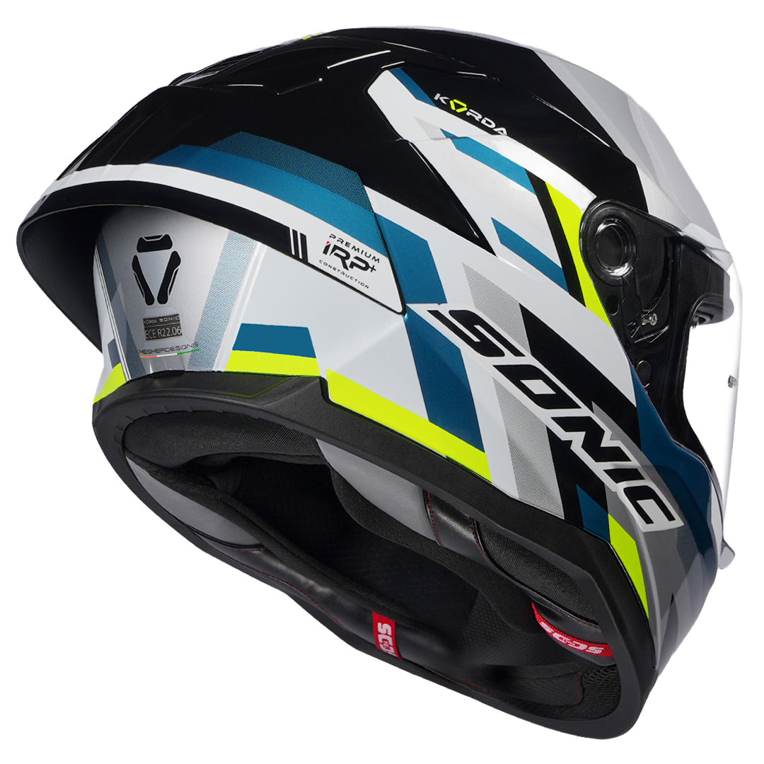 Korda Sonic Moze Helmet fluorescent yellow