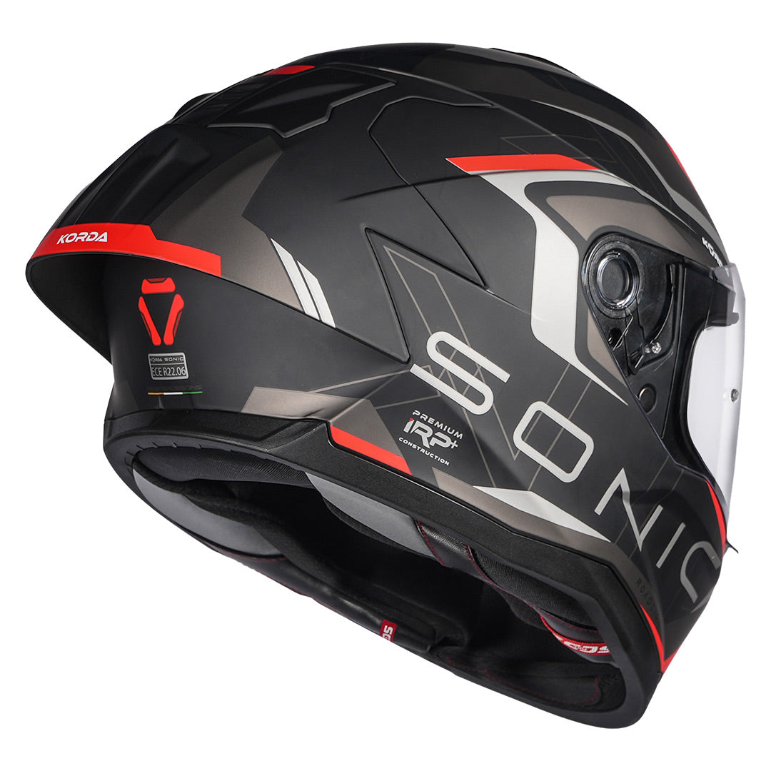 Korda Sonic Roadlion Helmet matt red