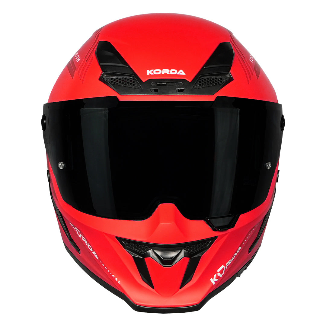 Korda Icon Nero Helmet matt red front