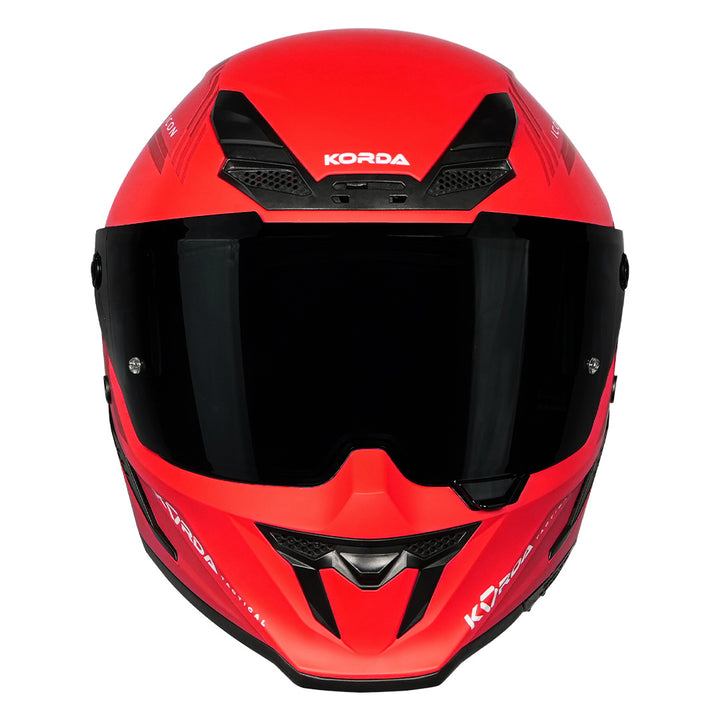 Korda Icon Nero Helmet matt red front