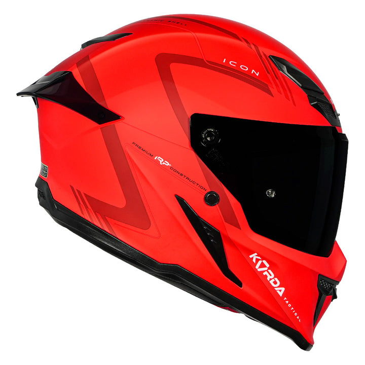 Korda Icon Nero Helmet matt red side