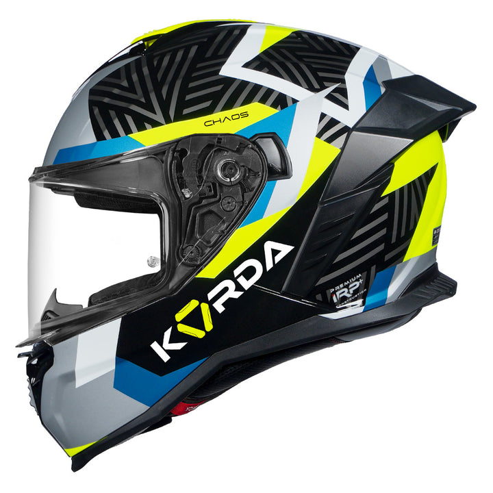 Korda Shockwave Chaos Helmet (Fluorescent Yellow) side