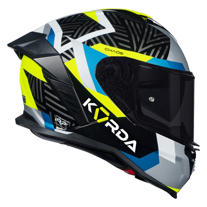 Korda Shockwave Chaos Helmet (Fluorescent Yellow)