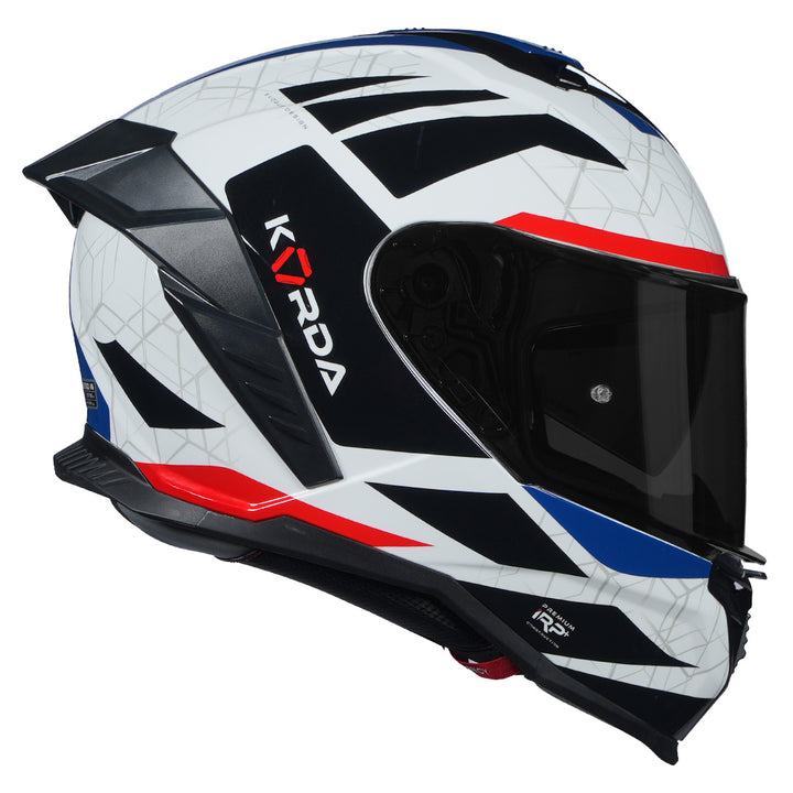 Korda Shockwave Evoque Helmet (White Blue)