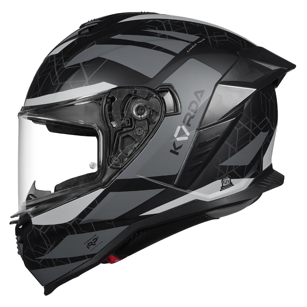 Korda Shockwave Evoque Helmet (Grey) side