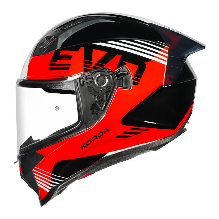 Korda Evo Artemis Helmet black red side