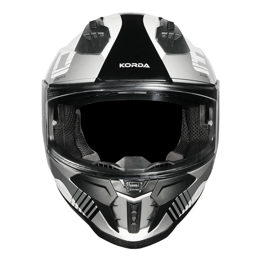 Korda Evo Artemis Helmet white grey front