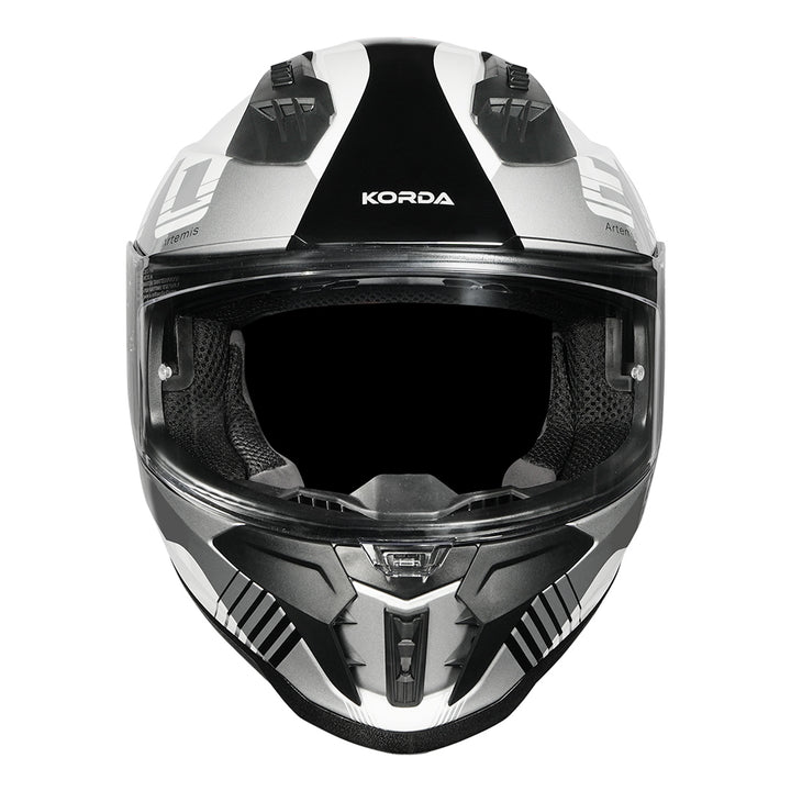 Korda Evo Artemis Helmet white grey front