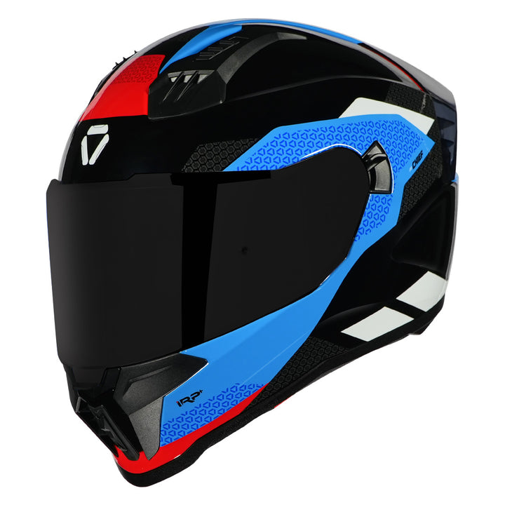Korda Evo Chief Helmet black blue with smoke visor