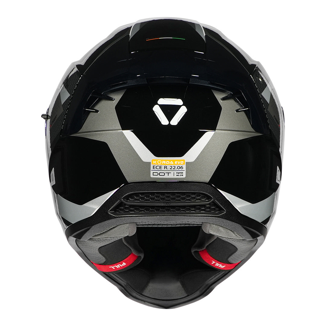 Korda Evo Chief Helmet black grey back