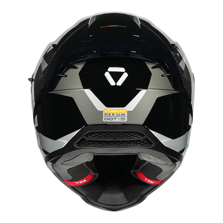 Korda Evo Chief Helmet black grey back