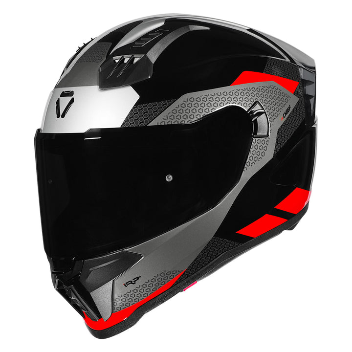 Korda Evo Chief Helmet black red with smoke visor