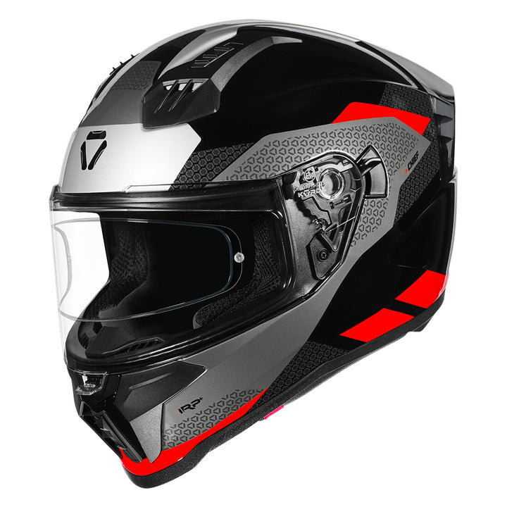 Korda Evo Chief Helmet black red with clear visor