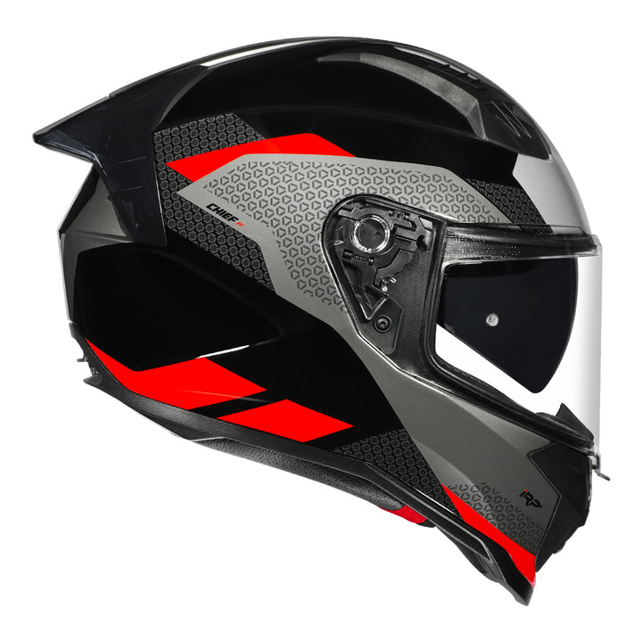 Korda Evo Chief Helmet black red side