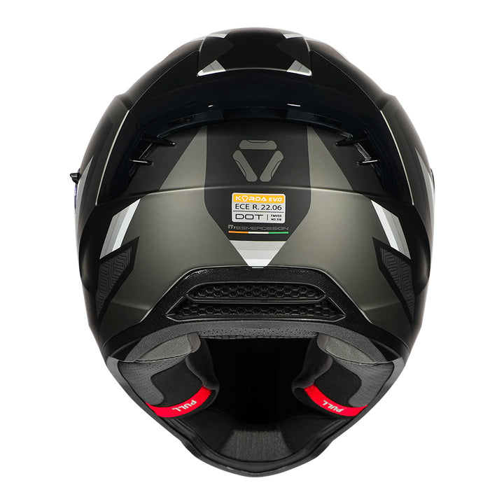 Korda Evo Orcus Helmet matt grey back