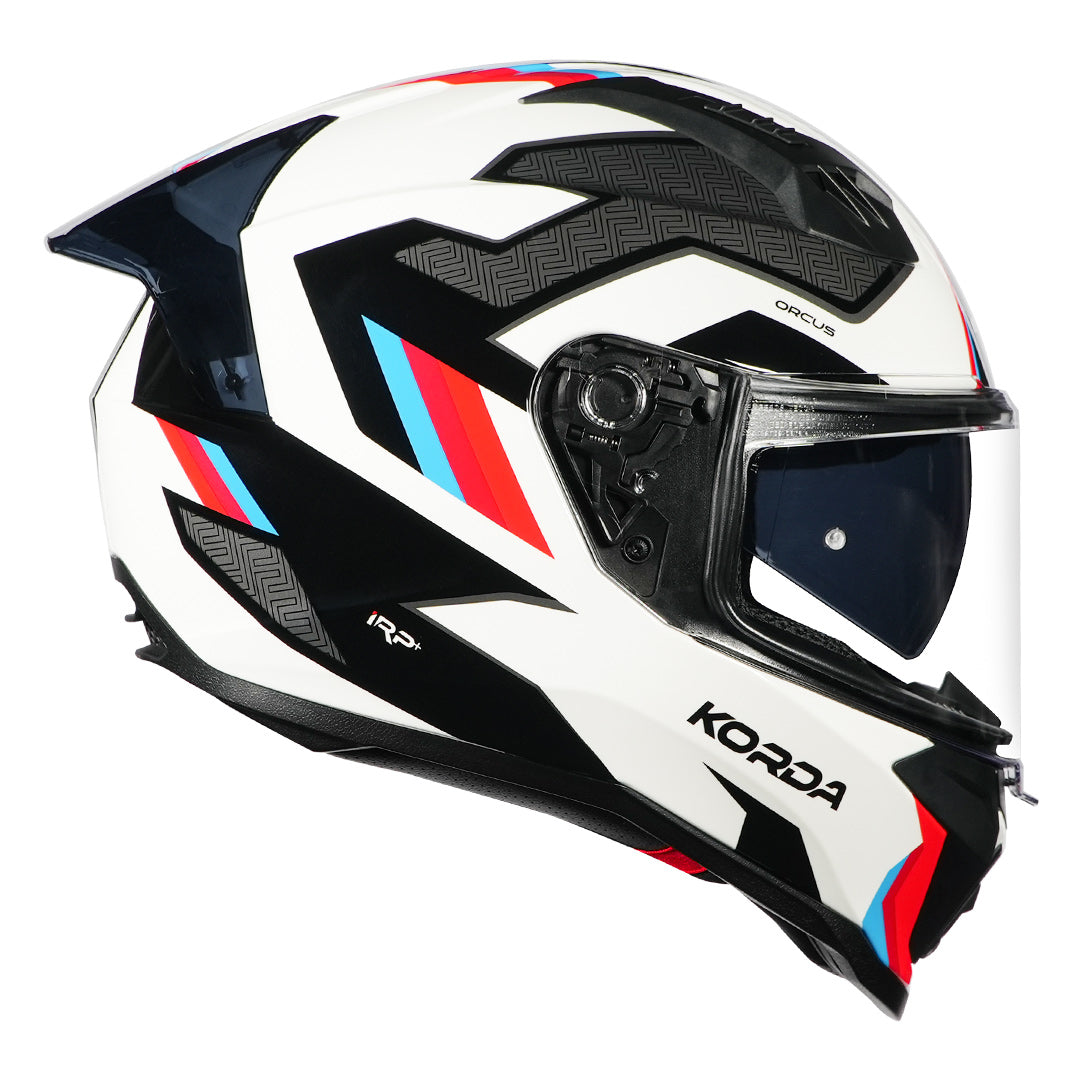Korda Evo Orcus Helmet white blue red side